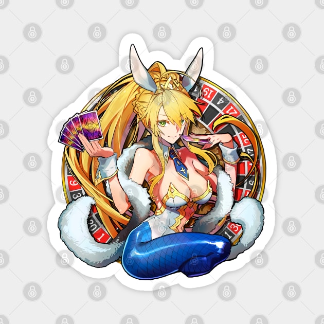 fate grand order - Artoria Pendragon Bunny Ruler Magnet by xEmiya