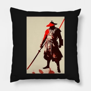 The Colors of Honor: The Symbolism of Red, White, and Black in Japanese Samurai Culture Pillow