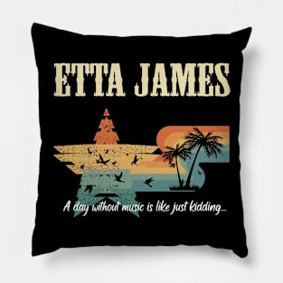 ETTA JAMES MERCH VTG Pillow