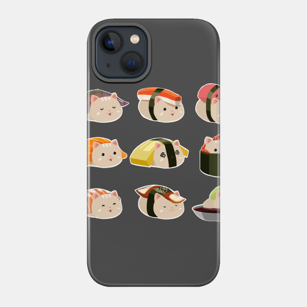 Sushi Cat - Cat - Phone Case