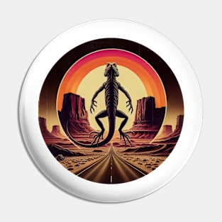 jim lizard on the desert highway Pin