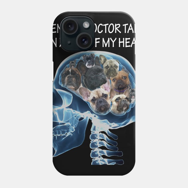 When The Doctor Takes An X-Ray Of My Head Pitbull Funny Phone Case by Dianeursusla Clothes