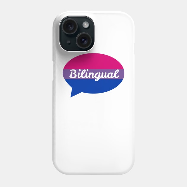 Bilingual Bisexual Phone Case by UnderwaterSky