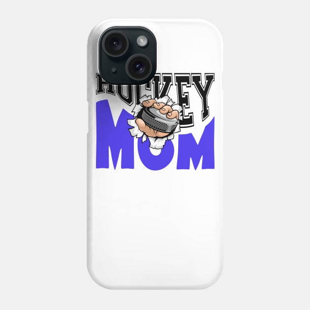 Hockey mom Phone Case by Laakiiart