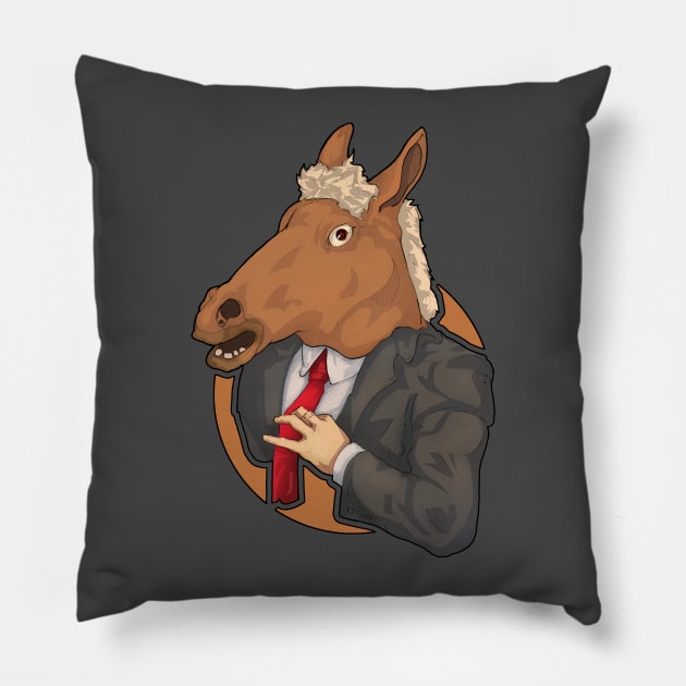 horse Pillow by Gnaci