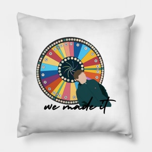 We Made It Wheel Pillow