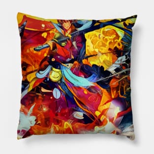 scarlet boy Pillow