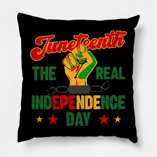 Juneteenth, The real Independence Day, Black History, Freedom Pillow