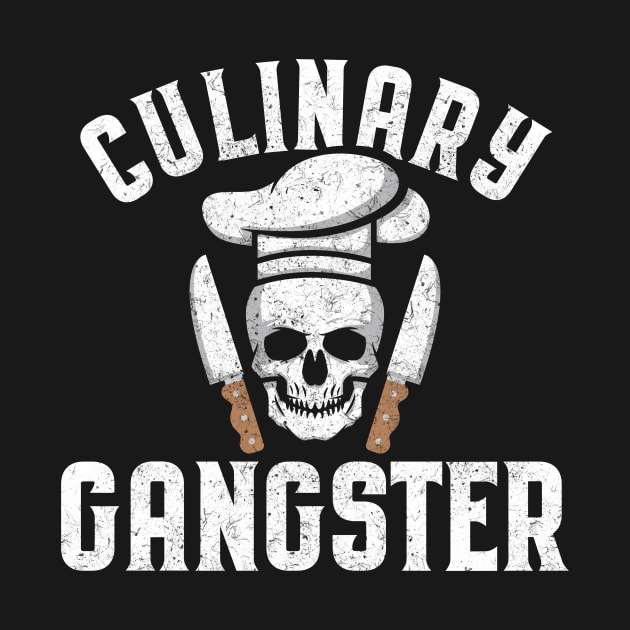 Funny Culinary Gangster The Best Cook Cute Skull by theperfectpresents