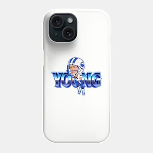 Steve Young - 90s Sports Style Caricature Design Phone Case