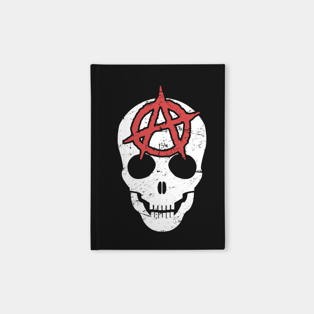 Distressed Anarchy Skull | Punk Rock