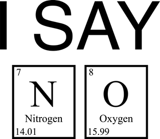 I SAY NO - Periodic Table Magnet