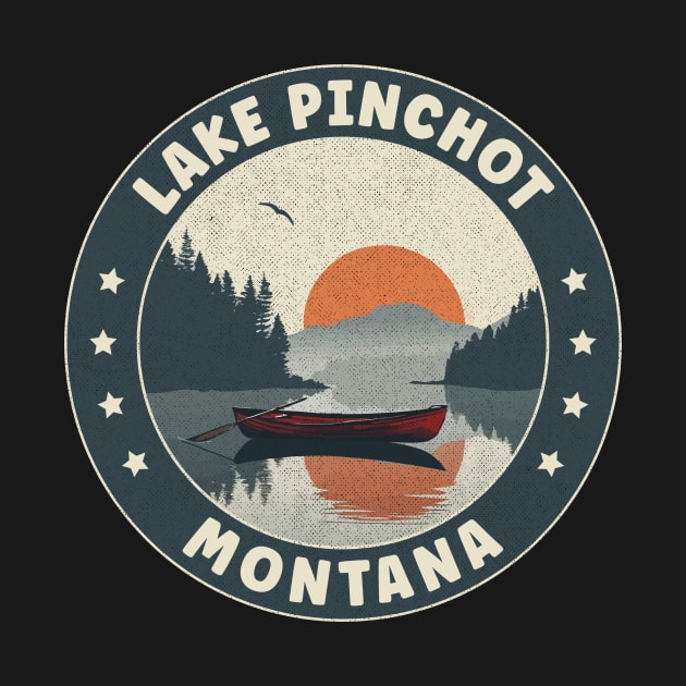 Lake Pinchot Montana Sunset by turtlestart