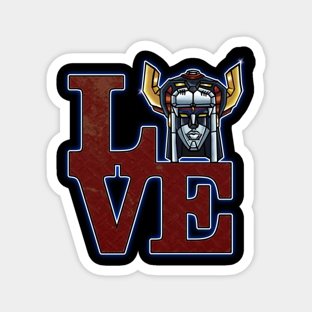 Love Voltron Magnet by Lmann17