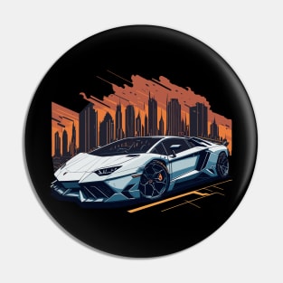 Lamborghini Aventador Luxury Car Pin