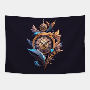 old style wall clock Tapestry