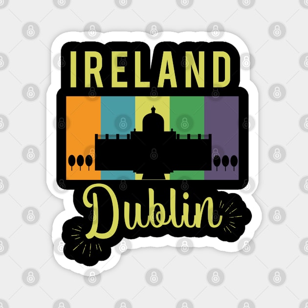 Irland Dublin Schloss Magnet by schuhboutique-finke