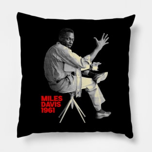 Classic Young Miles Davis Pillow