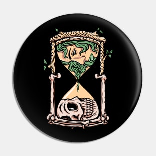 live and die inside the hourglass Pin