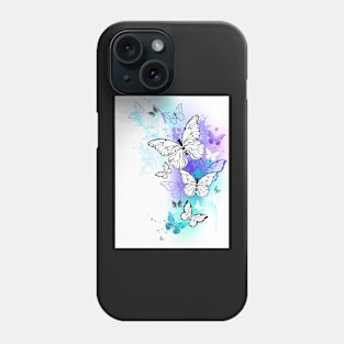 Flying Butterflies Watercolor Phone Case