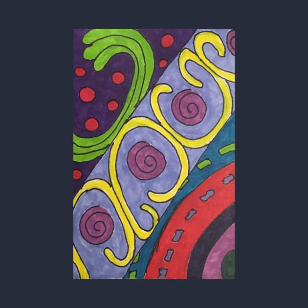 Abstract Paisley by Sireniagalaxy