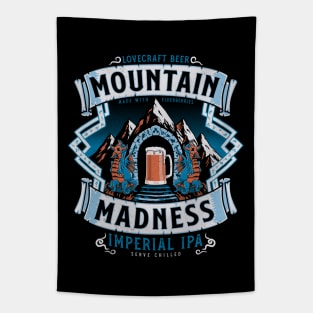 Mountain Madness - Vintage Distressed Horror - Lovecraft Beer Tapestry