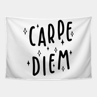 Carpe Diem (black) Tapestry