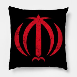 Iran // Vintage Faded Style Flag Design Pillow