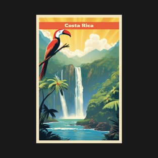 Costa Rica, Travel Poster T-Shirt