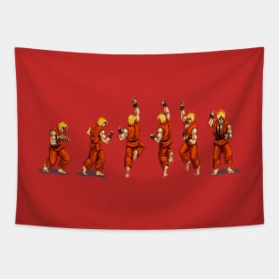 Street Fighter 2 Ken Tapestry