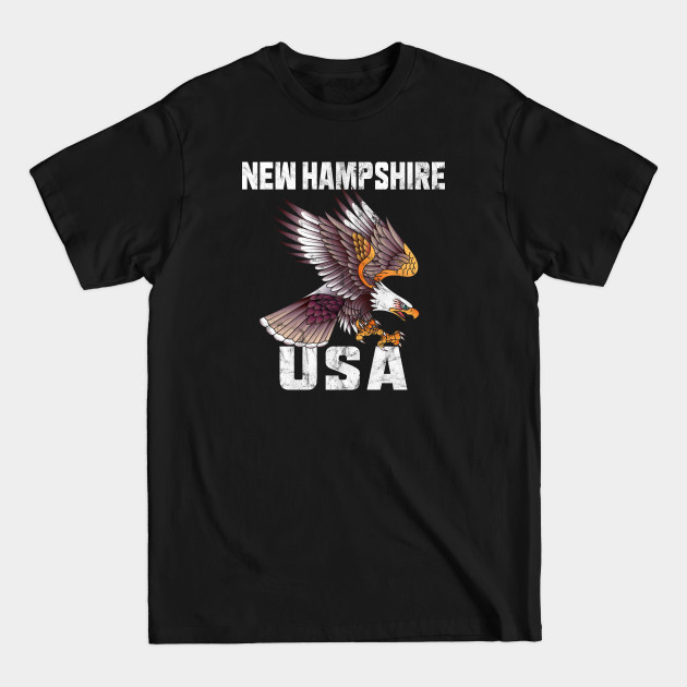 Disover New Hampshire USA - New Hampshire Love - T-Shirt