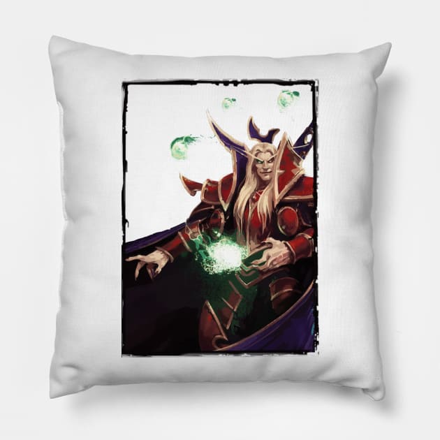 Kael thas Sunstrider Blizzard Pillow TeePublic