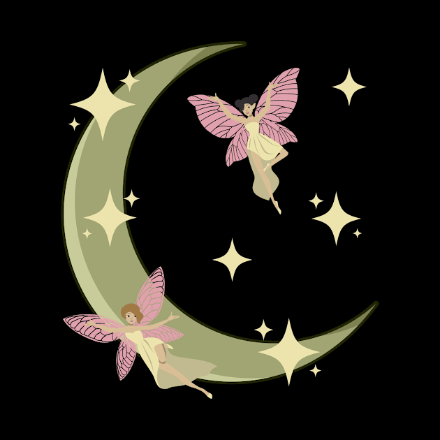 Fairycore Aesthetic Fairy Crescent Moon Fairies by Alex21