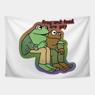 Adorable Frog and Toad Tapestry