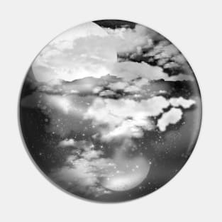 grey moon fantasy landscape Pin