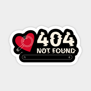 404, Heart Not Found Magnet