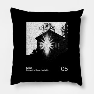 M83 / Minimalist Graphic Fan Artwork Design Pillow