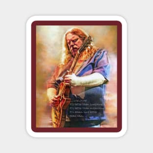 Warren Haynes Guitar Player Magnet