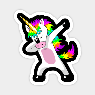 Dabbing Unicorn Dab Cute Summer Magnet