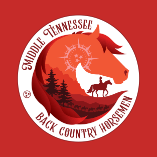 Middle TN Back Country Horsemen • Red T-Shirt