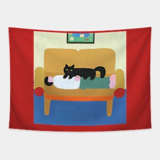 Cat and Me Tapestry