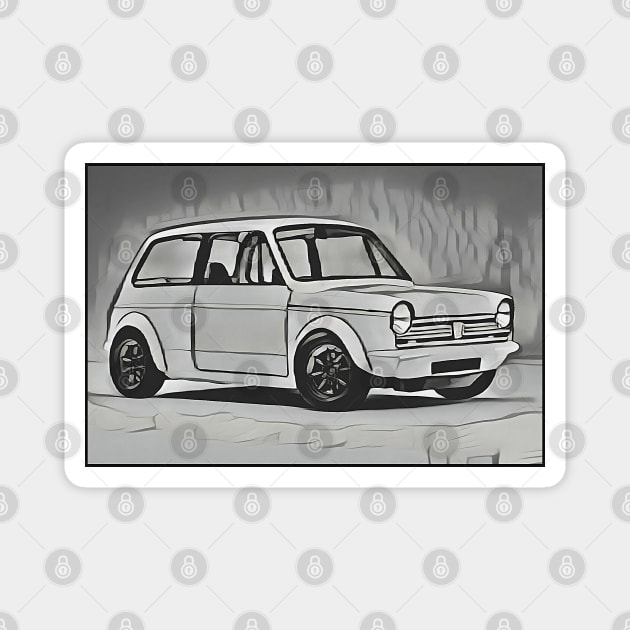 Honda N600  / N360 Magnet by CarTeeExclusives