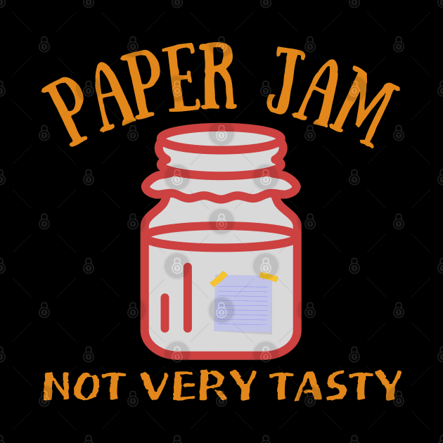 Paper Jam Funny Foodie Office Jokes by StarWheel