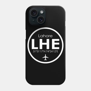 LHE, Lahore Allama Iqbal International Airport Phone Case