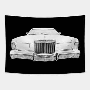 1970s Lincoln Continental classic car Tapestry