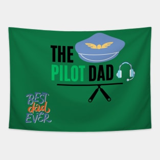 the pilot dad t shirt Tapestry