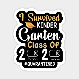 I Survived Kindergarten Class Of 2020 Toilet Paper Quarantined Fighting Coronavirus 2020 Win Magnet