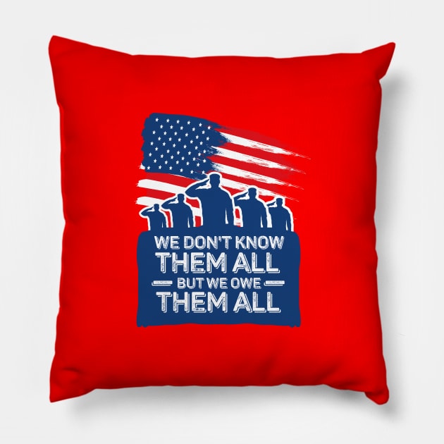 Memorial day 2024 Pillow by Amelia Emmie