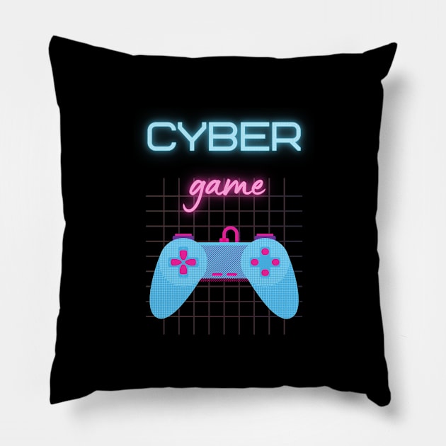Cyber Game Pillow by SGS