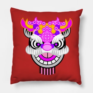 CNY: YEAR OF THE TIGER - LADY LION HEAD Pillow